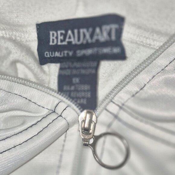 BEAUXART sportswear hooded athletic jacket, white from Europe in size XL - Picture 16 of 16